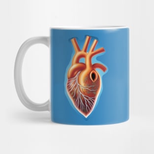 Abstract heart drawing Mug